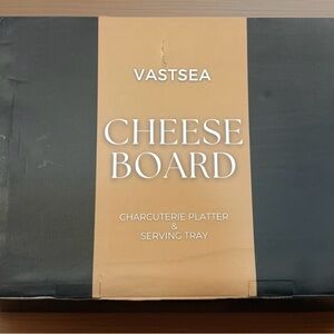 Vastsea Wooden Cheese Board Charcuterie Platter & Serving Tray